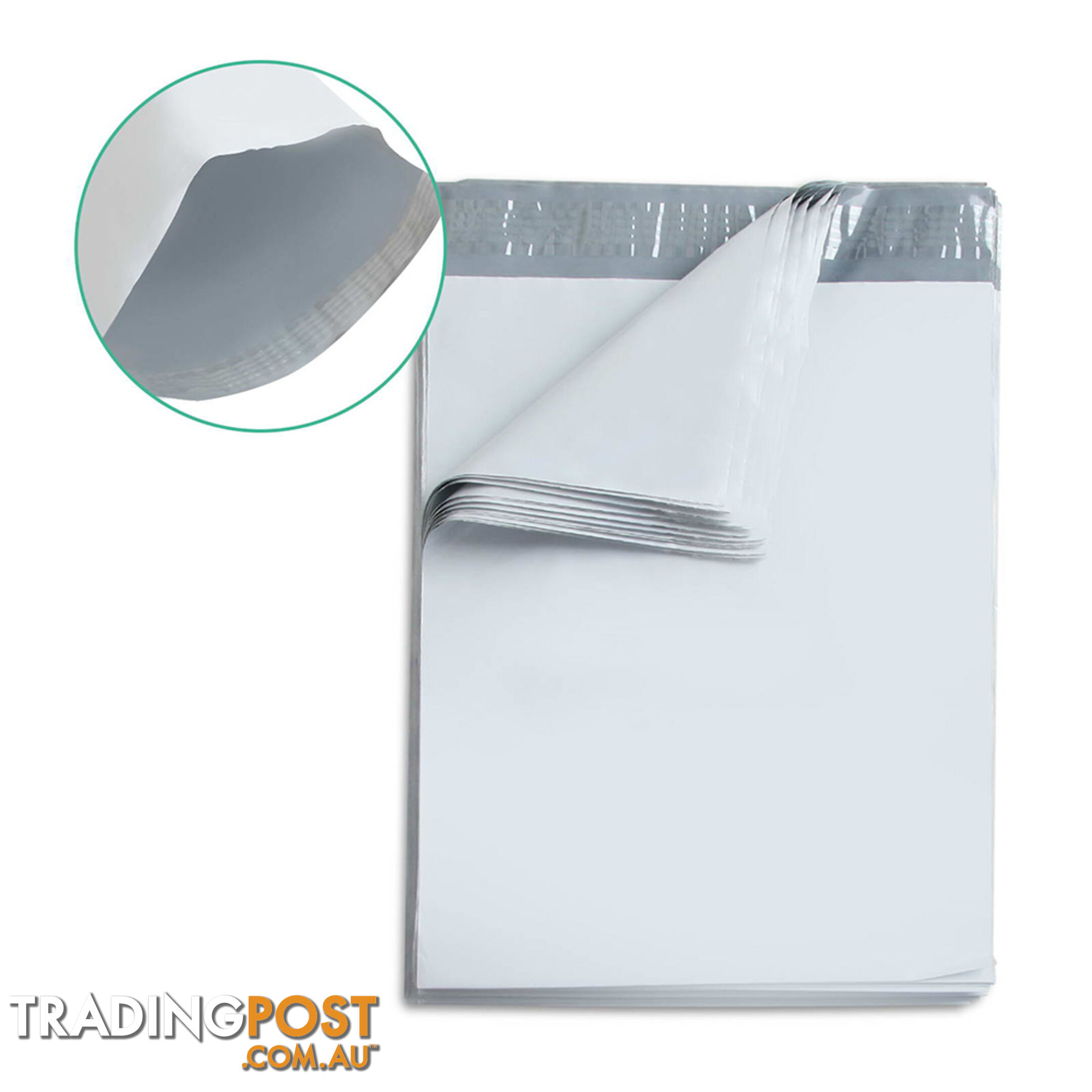 Set of 100 Poly Mailer Bags - 310 x 405mm