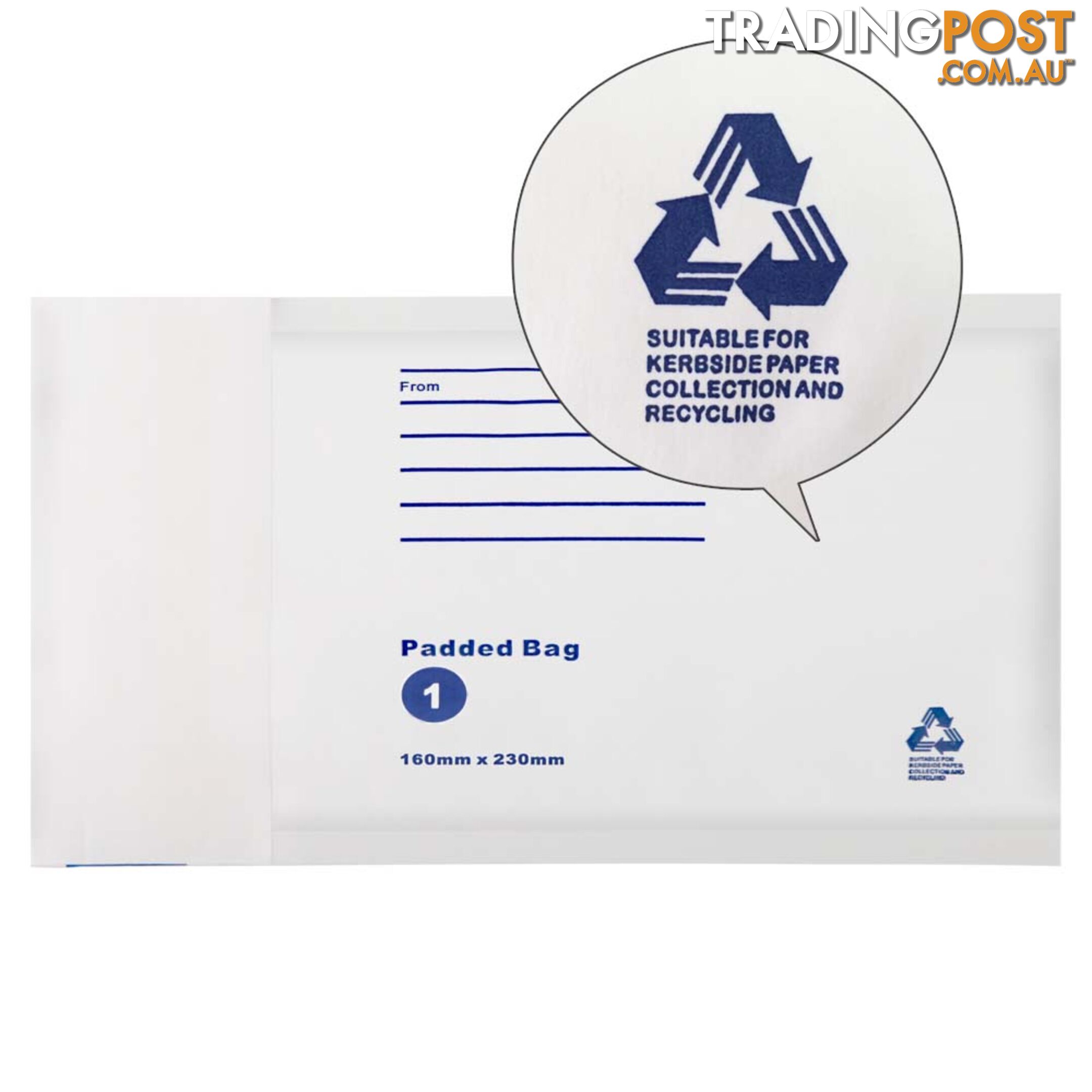 Bubble Padded Mail Envelopes 500pcs 160mm x 230mm