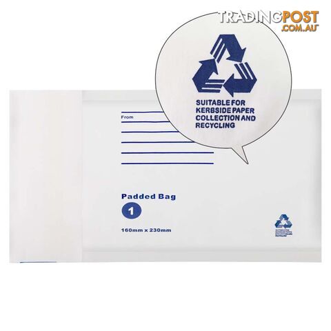 Bubble Padded Mail Envelopes 500pcs 160mm x 230mm