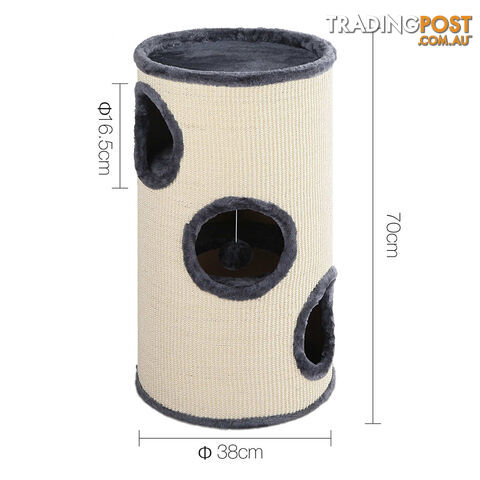 Soft Plush Cat Scratcher Condo - 3 Level _ÑÐ 70CM - photo 2 of 12