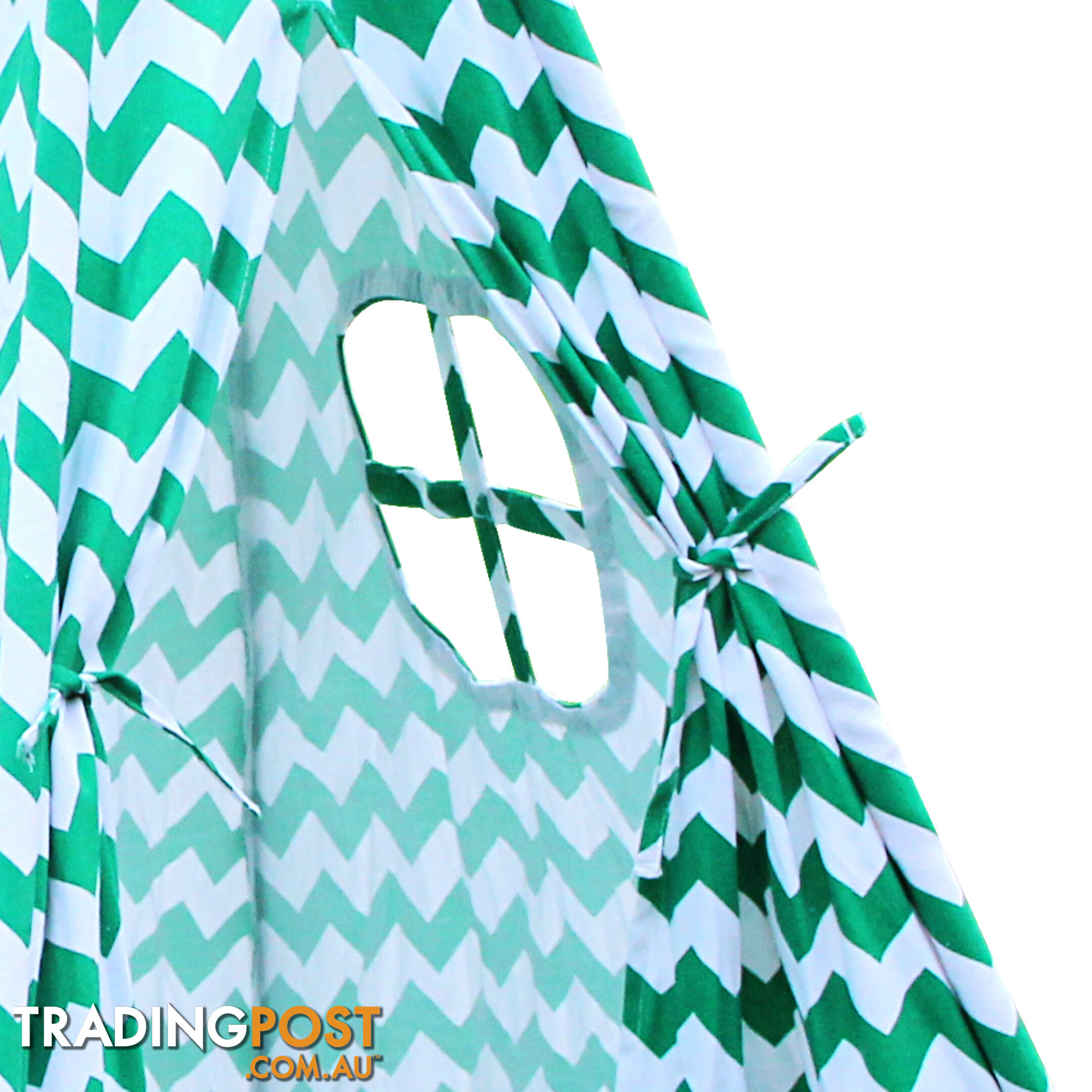 4 Poles Teepee Tent w/ Storage Bag Green