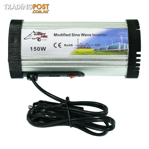 150W Power Inverter Max 300W 12-240V Sine Wave USB Laptop Charger Camp Boat