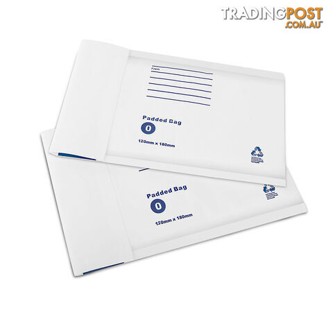 Set of 200 Bubble Padded Mailer Bag - 120mm x 180mm