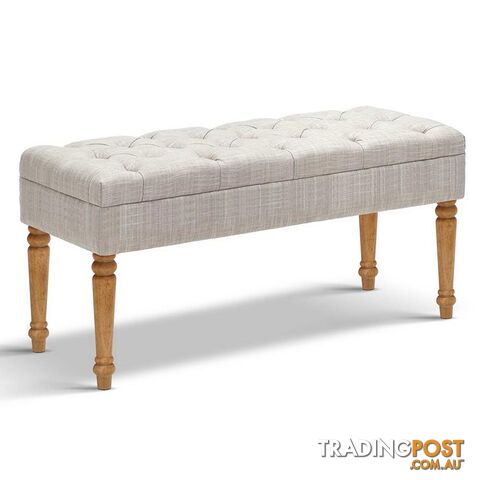 Seat Footstool Bench Stool - Beige - photo 4 of 8