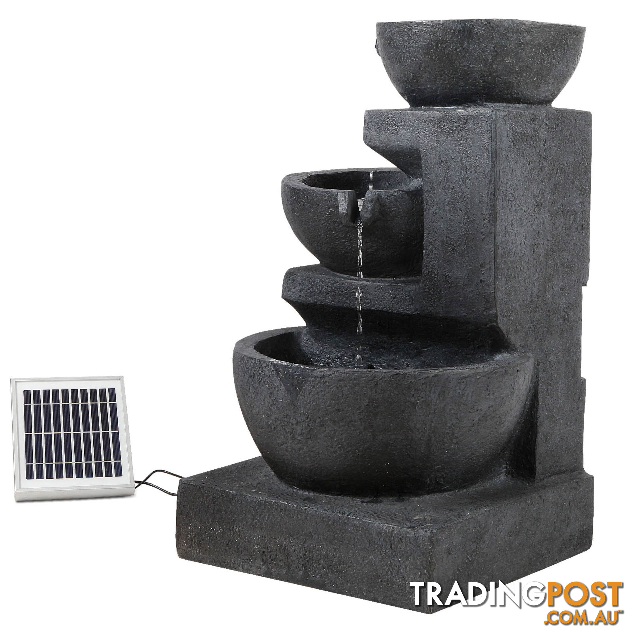 Solar Fountain with LED Lights