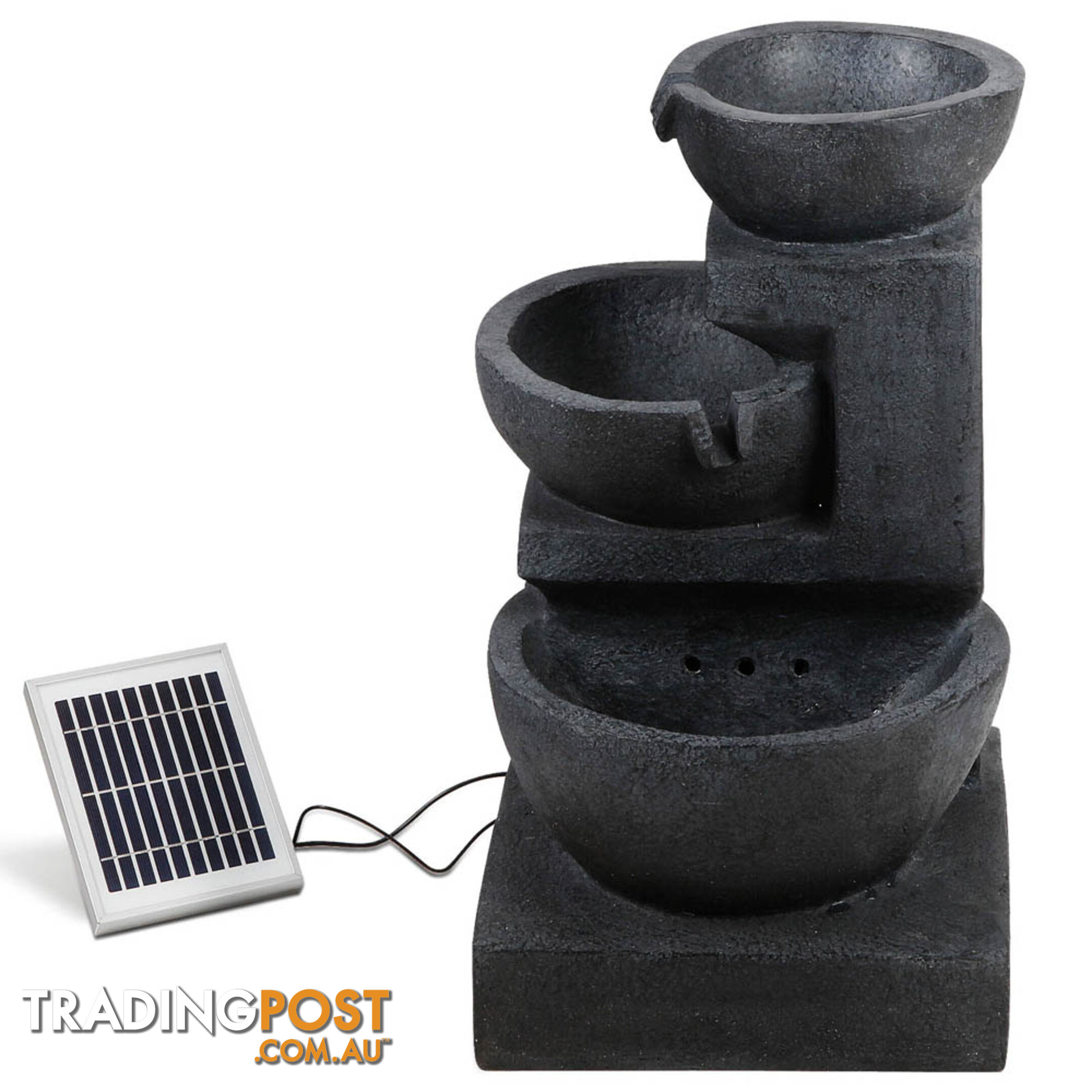 Solar Fountain with LED Lights