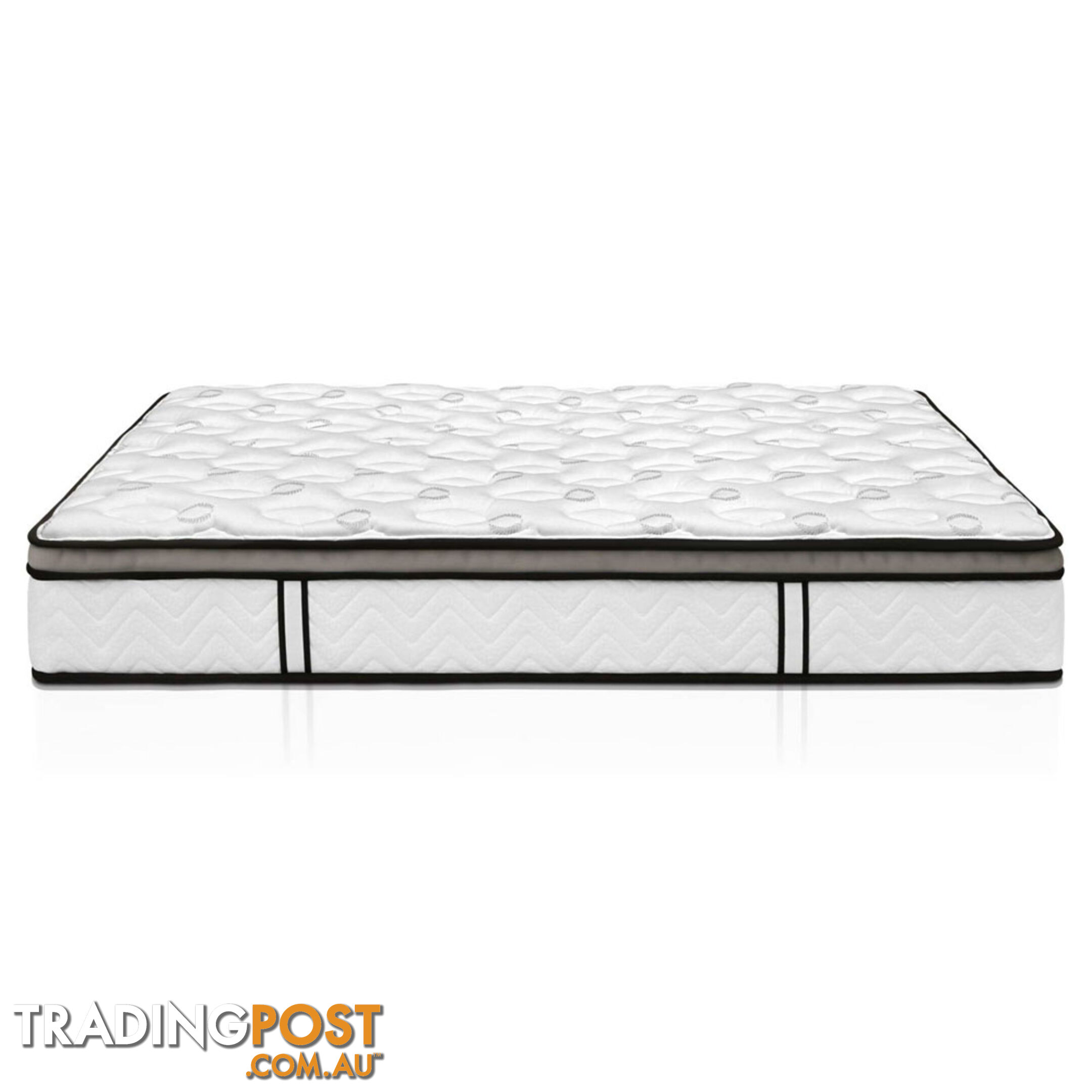 Latex Euro Top Pocket Spring Mattress Back Support Queen