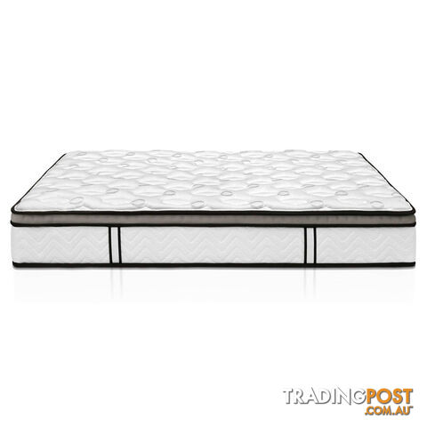 Latex Euro Top Pocket Spring Mattress Back Support Queen