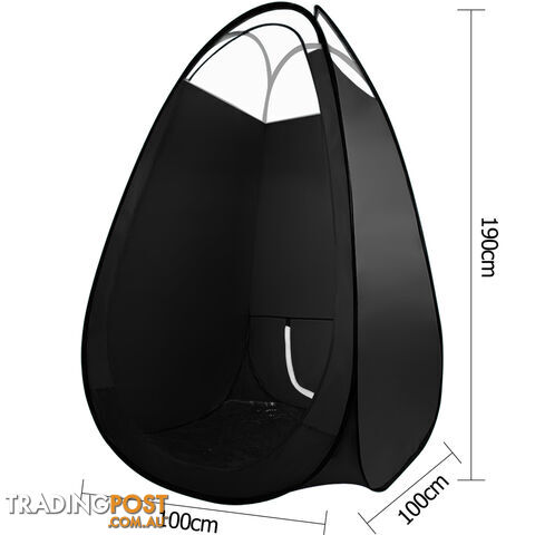 Large Black Pop Up Spray Tan Tent Tanning Mobile Booth - photo 2 of 6