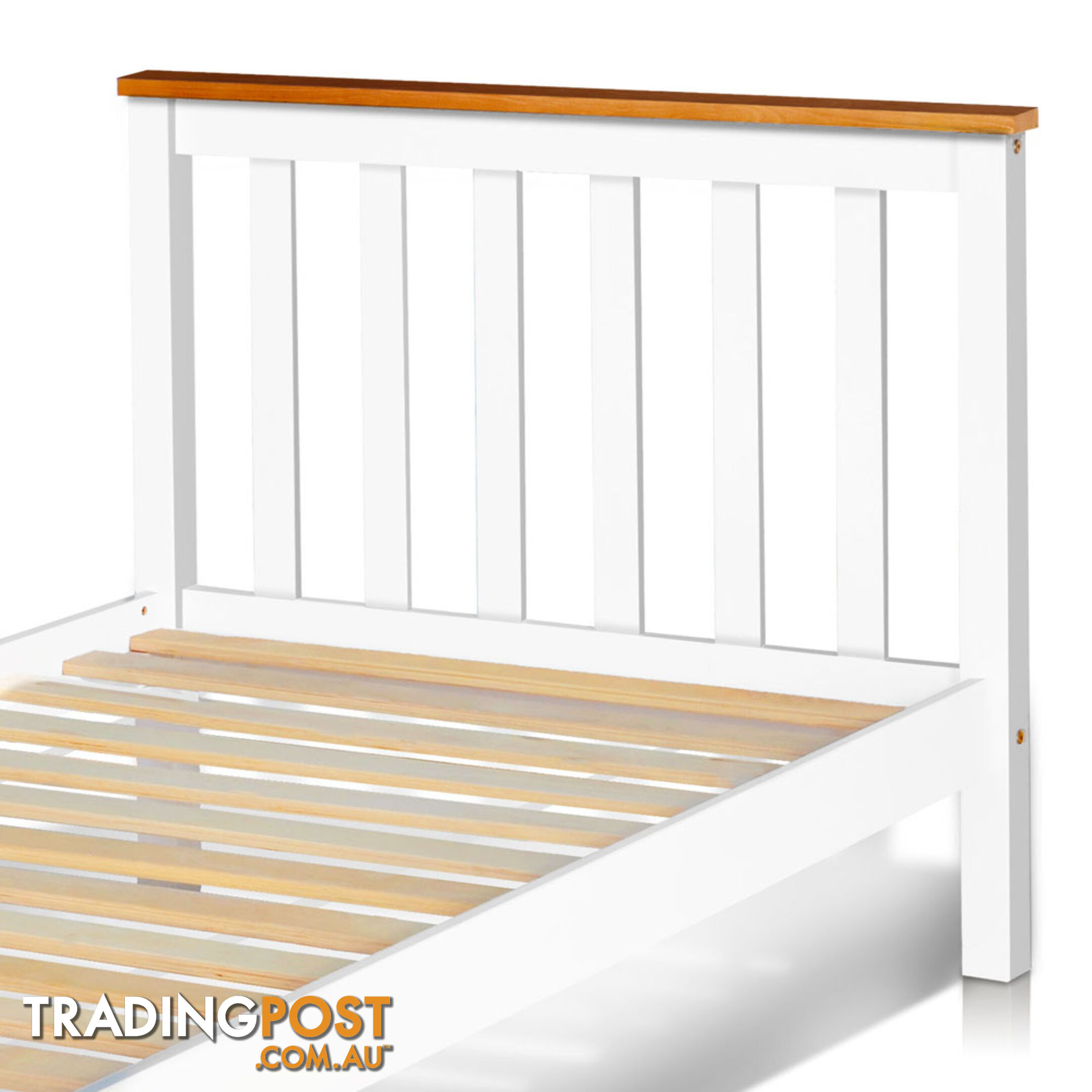 Pine Wood Single Bed Frame