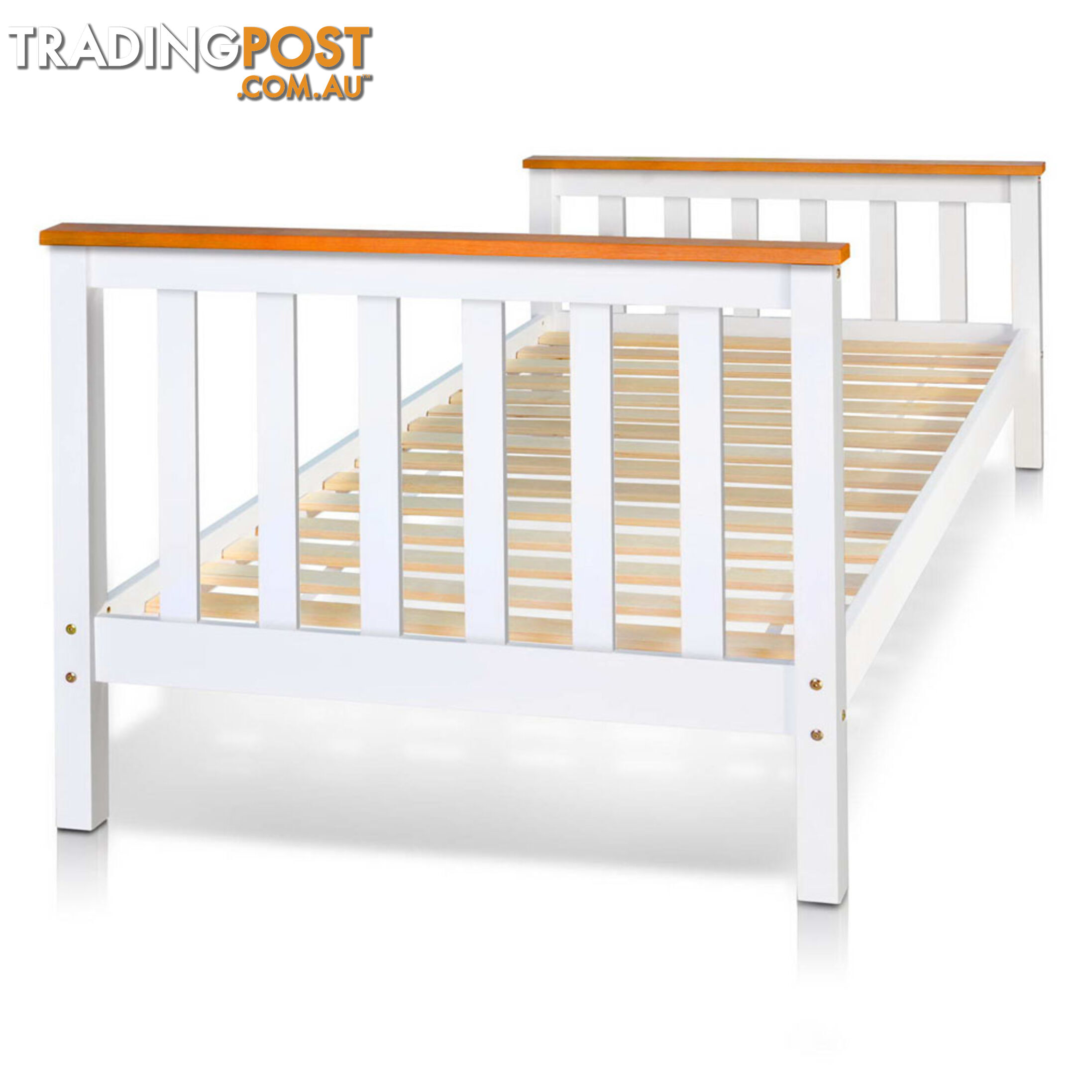 Pine Wood Single Bed Frame