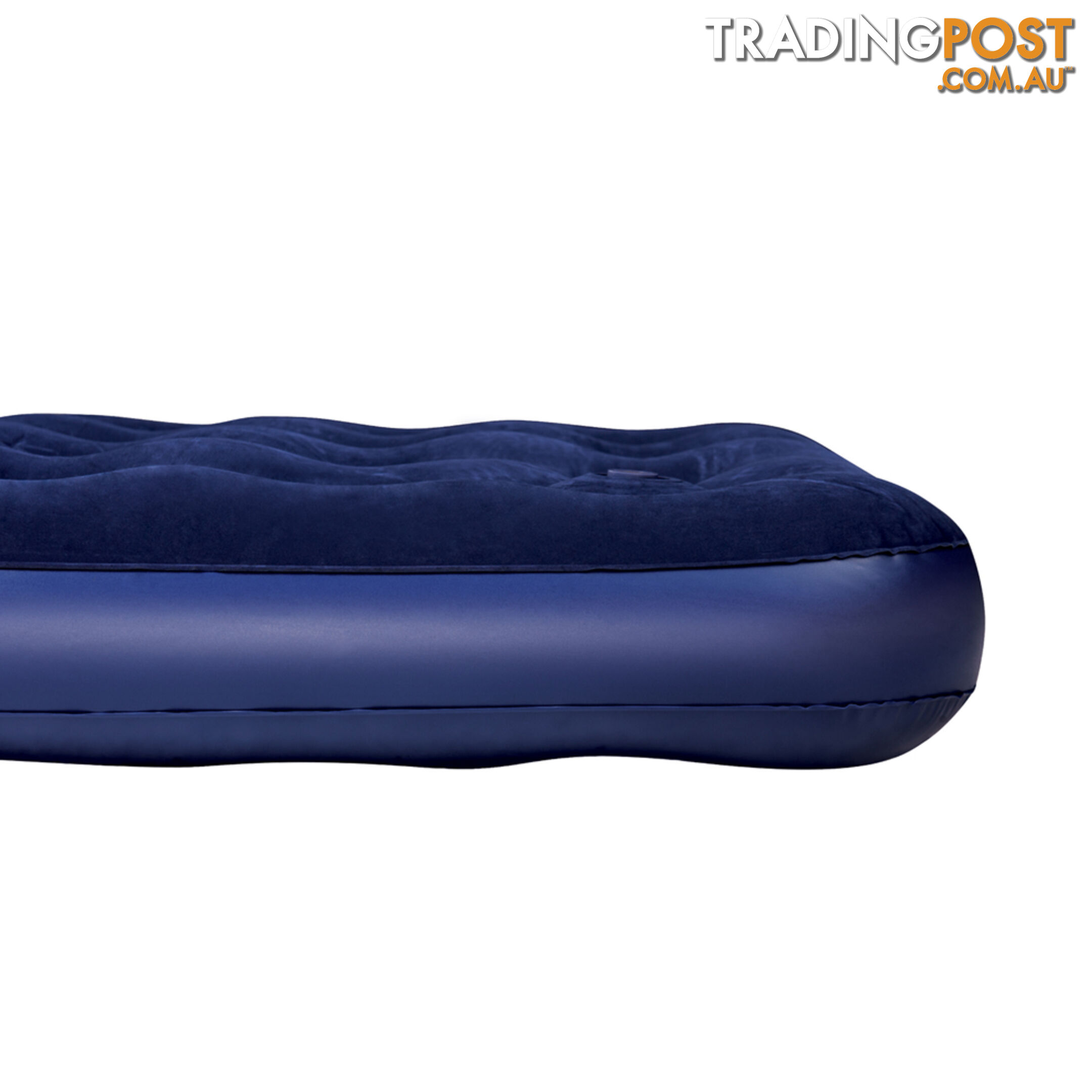 Bestway Queen Inflatable Air Mattress Bed w/ Built-in Foot Pump Blue