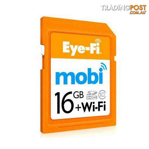 Eye-Fi Mobi 16GB WIFI SDHC Memory Card - Wireless Photo & Video Uploads