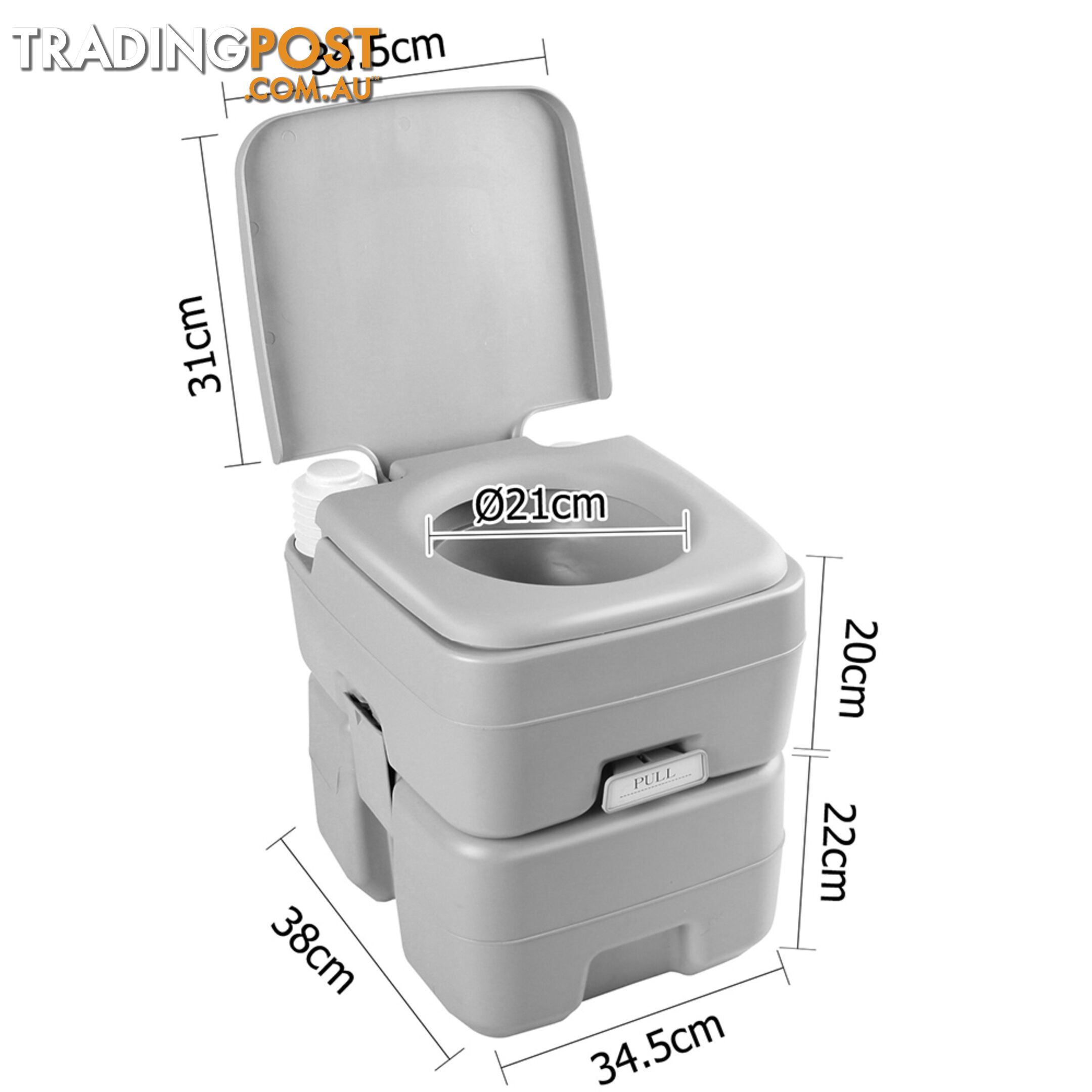 Weisshorn 20L Portable Camping Toilet