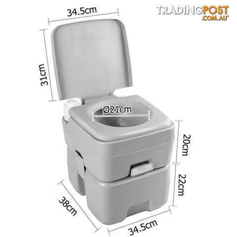 Weisshorn 20L Portable Camping Toilet