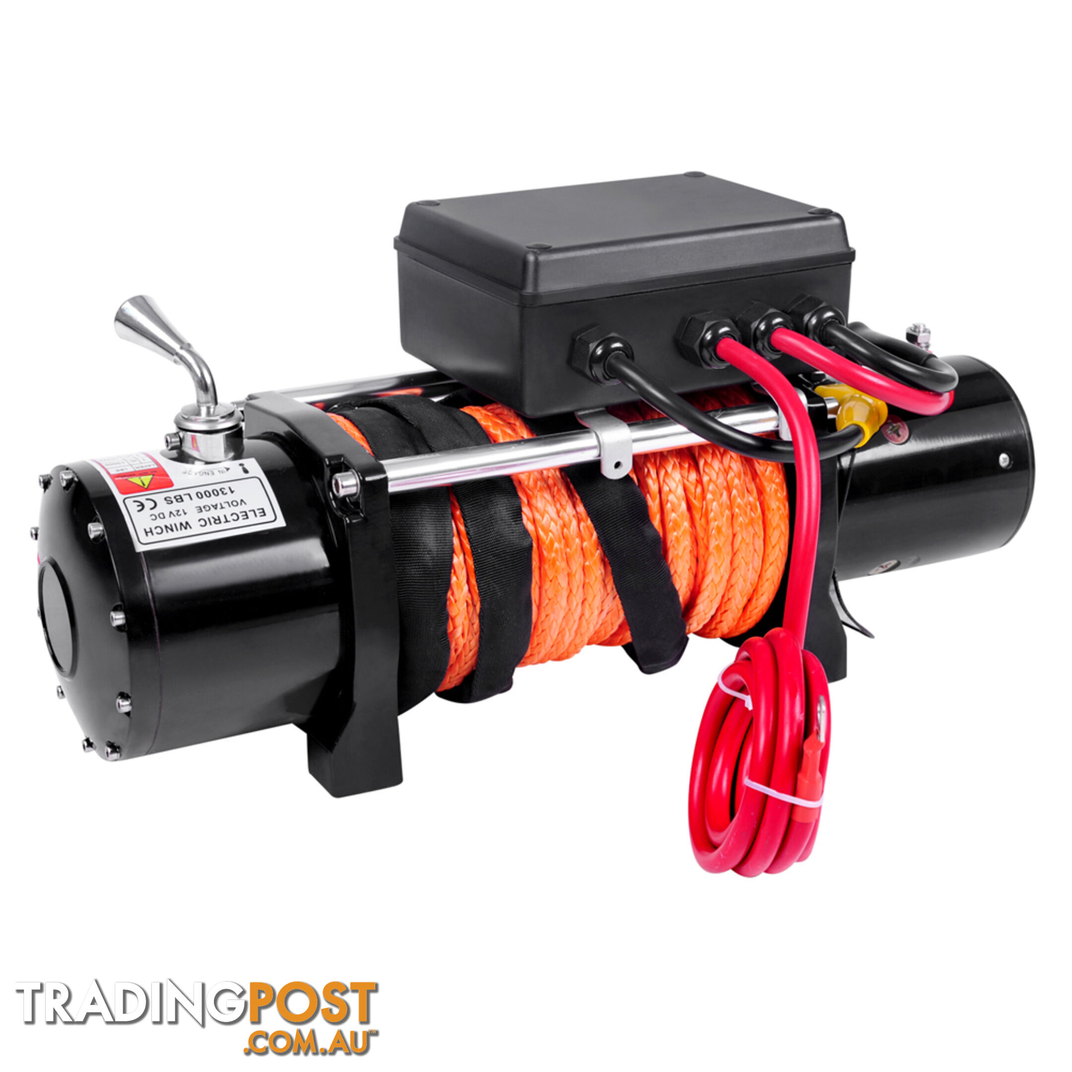 12V 13000 LBS Wireless Synthetic Rope Electric Winch