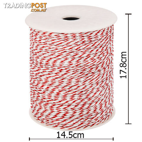 500m Roll Electric Fence Energiser Poly Wire