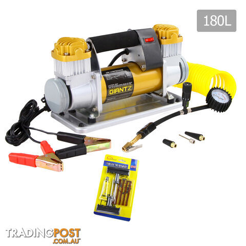 Heavy Duty Portable Air Compressor 12V 180L/Min