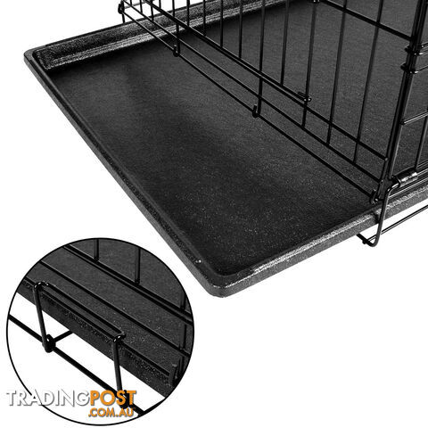 Metal Collapsible Dog Cage 42IN