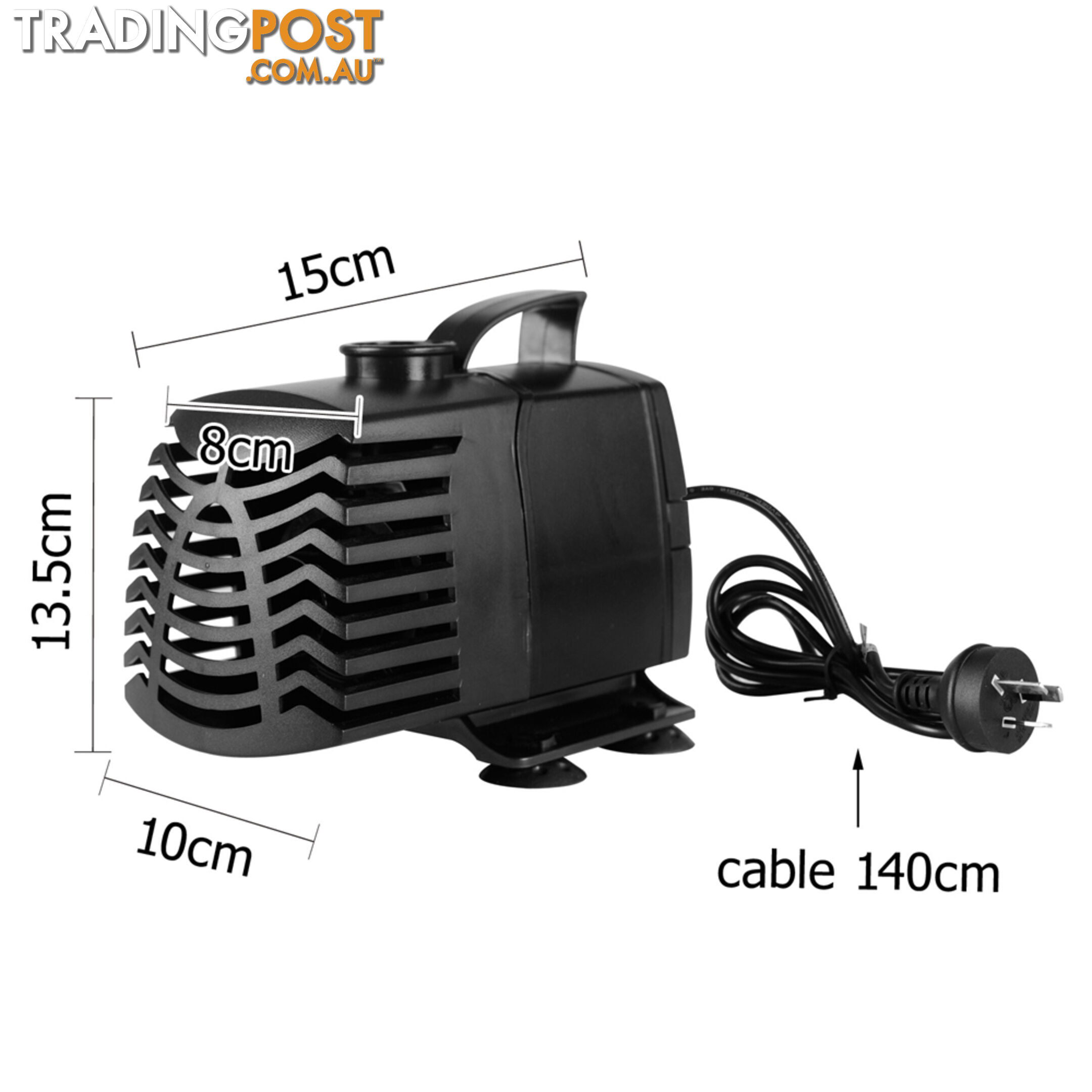 3000LPH Aquarium Fountain Pond Submersible Water Pump