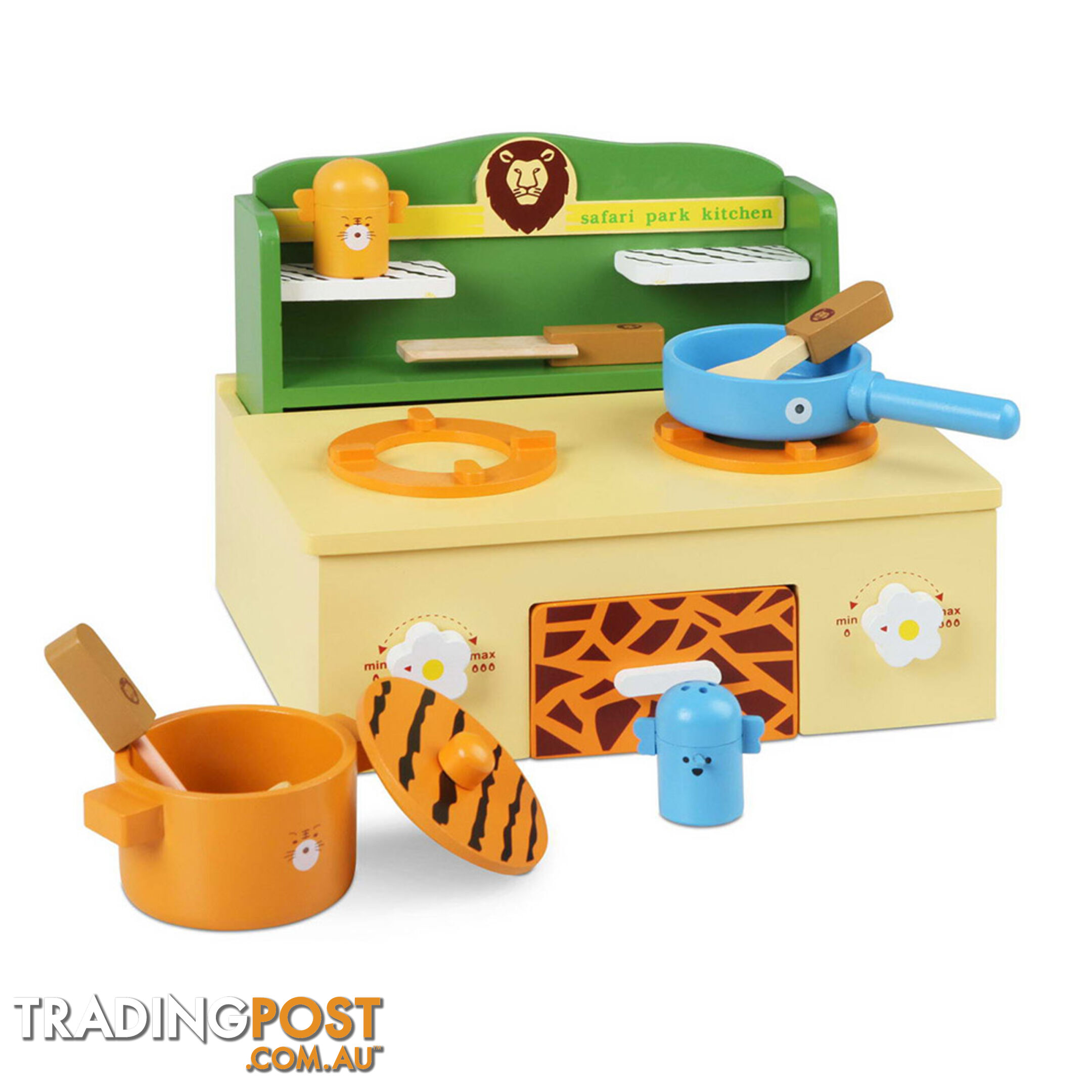 Wooden Safari Theme Portable Mini Stove Top