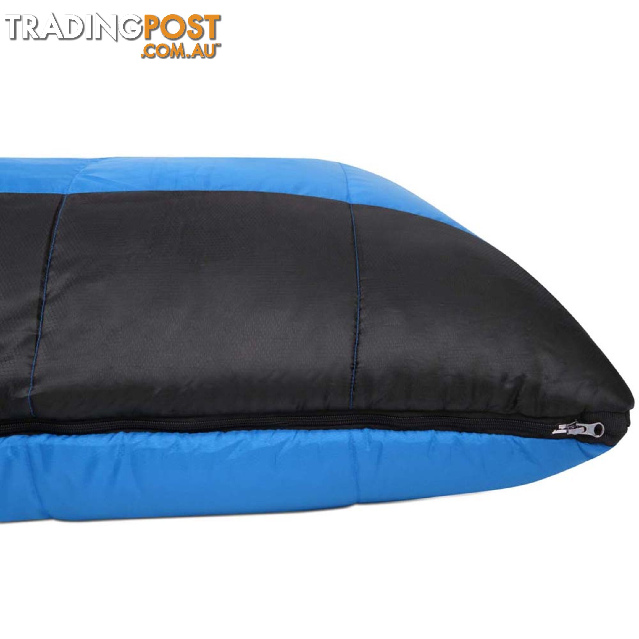 Camping Envelope Sleeping Double Bag Blue Black