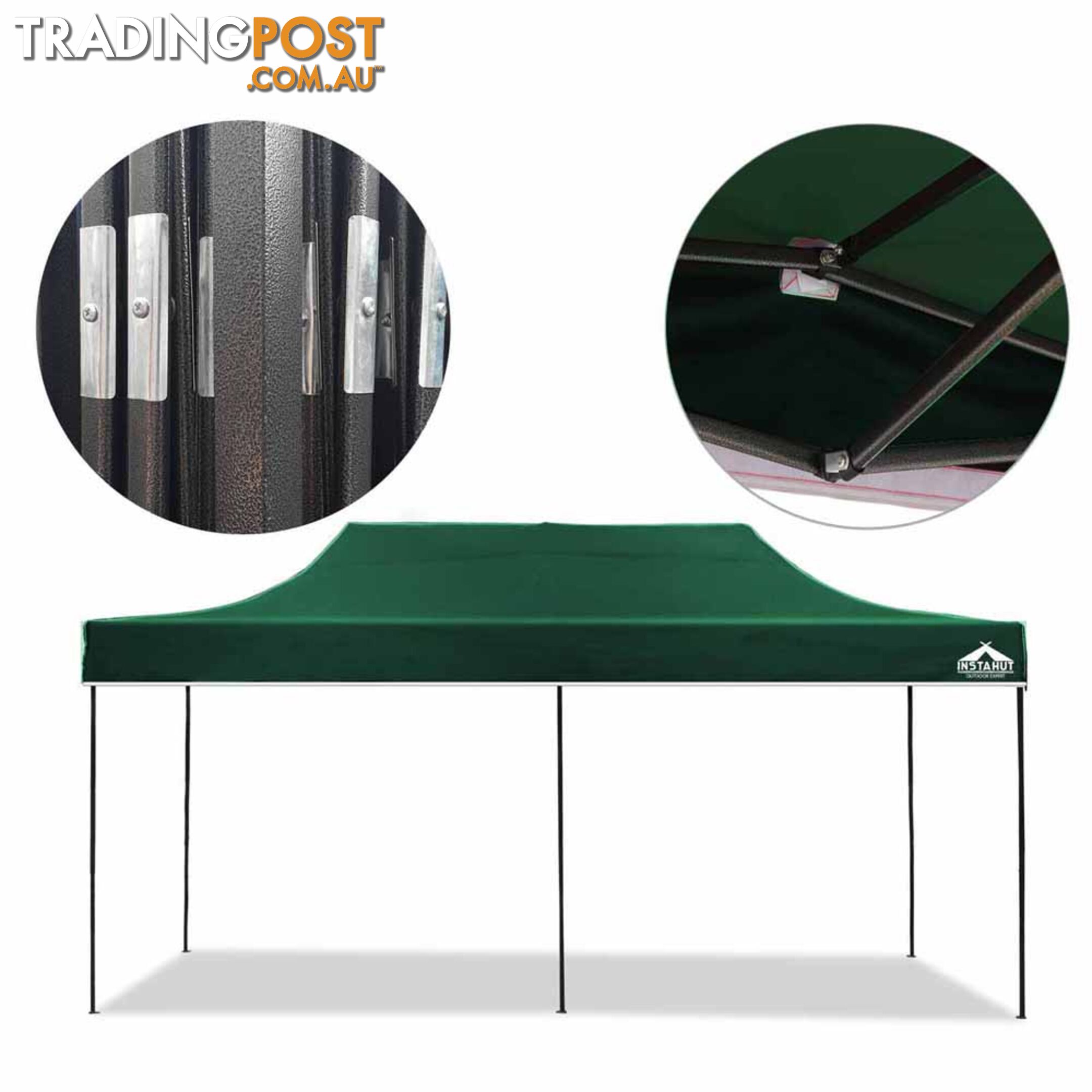 INSTAHUT 3X6 Pop Up Gazebo _ÑÐ Green