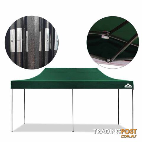 INSTAHUT 3X6 Pop Up Gazebo _ÑÐ Green