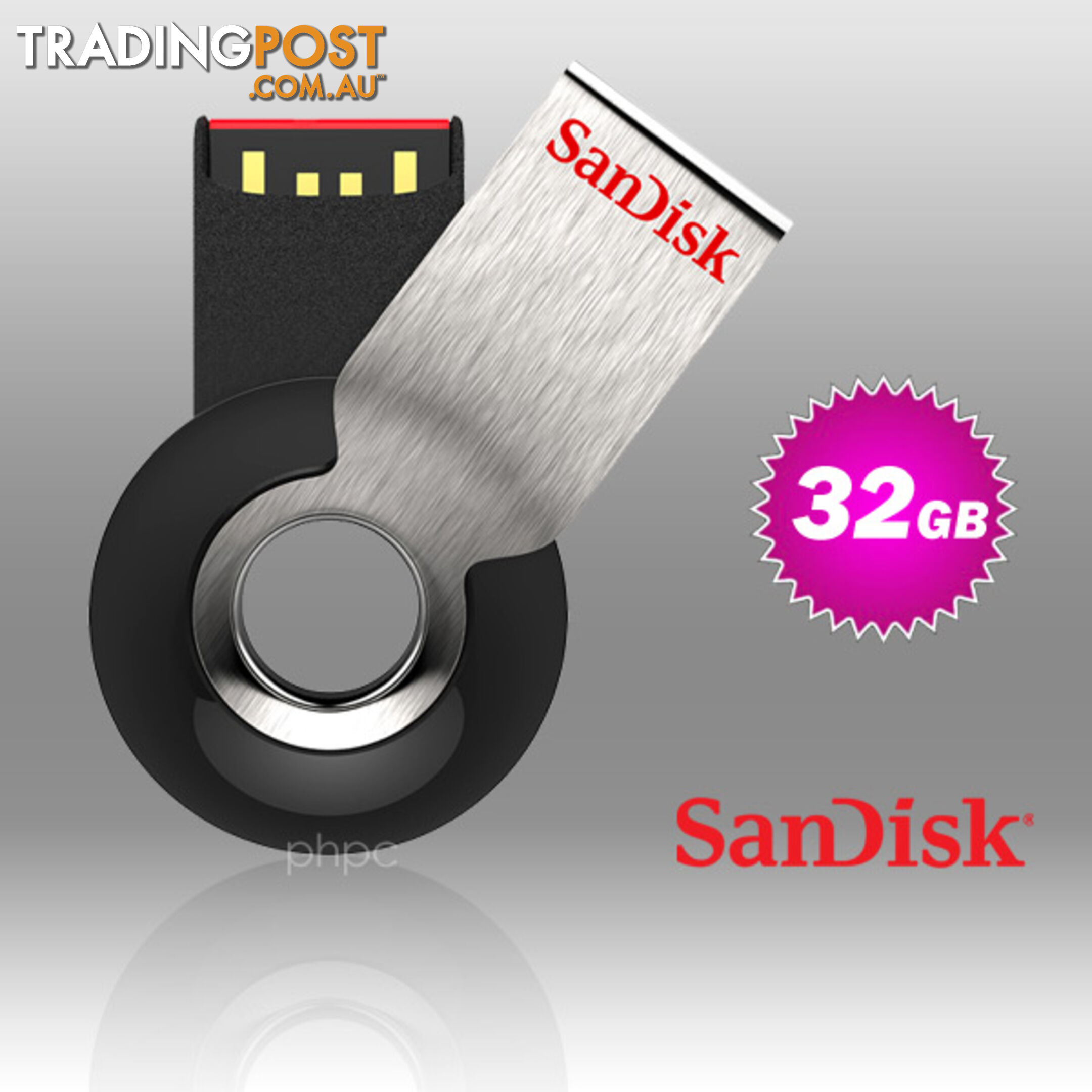 SanDisk Cruzer Orbit CZ58 32GB USB Flash Drive