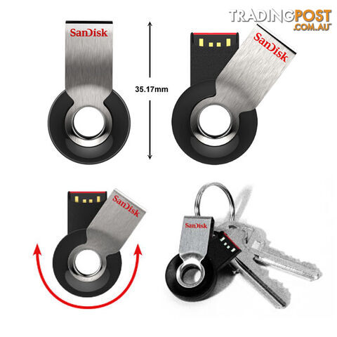 SanDisk Cruzer Orbit CZ58 32GB USB Flash Drive