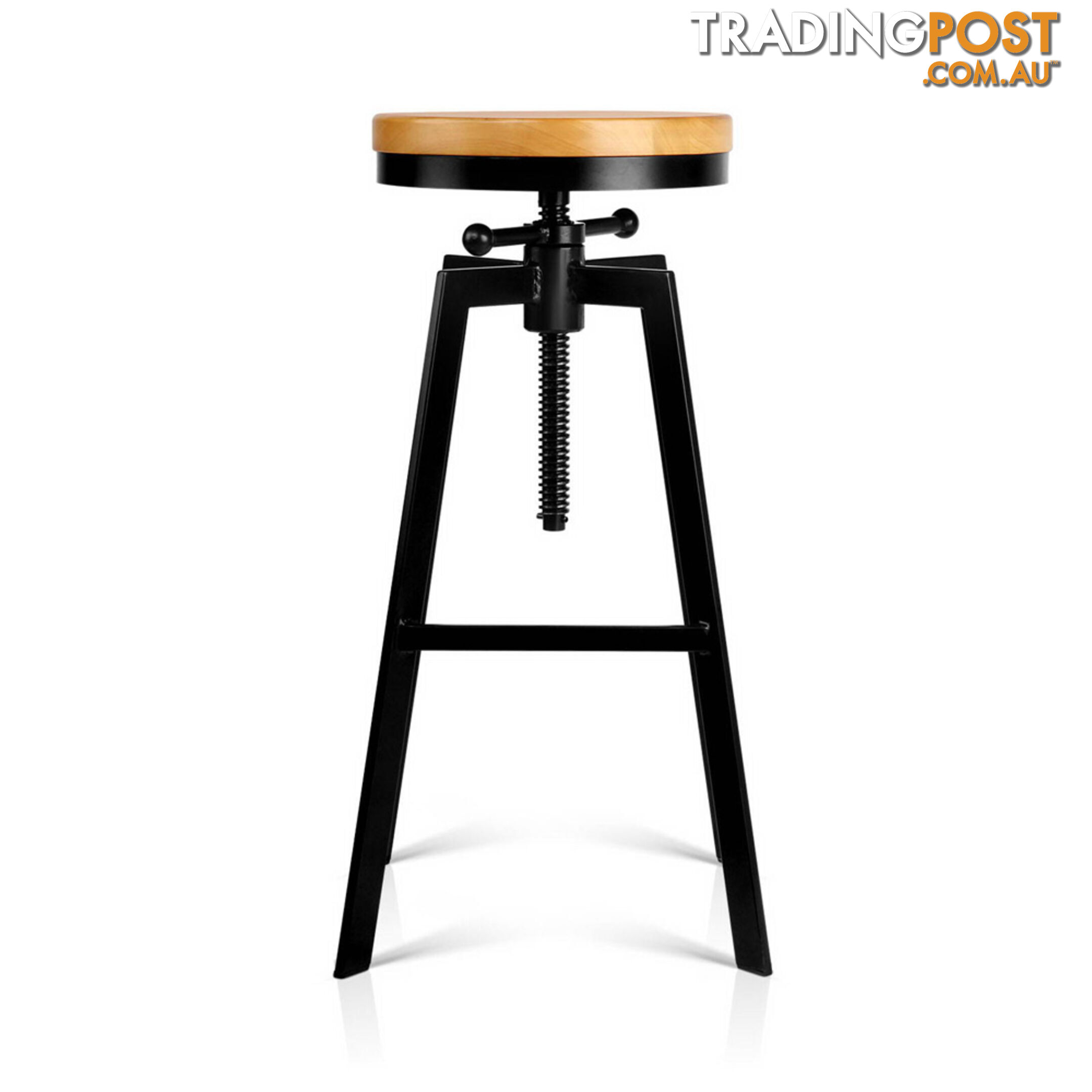 Adjustable Height Industrial Stool