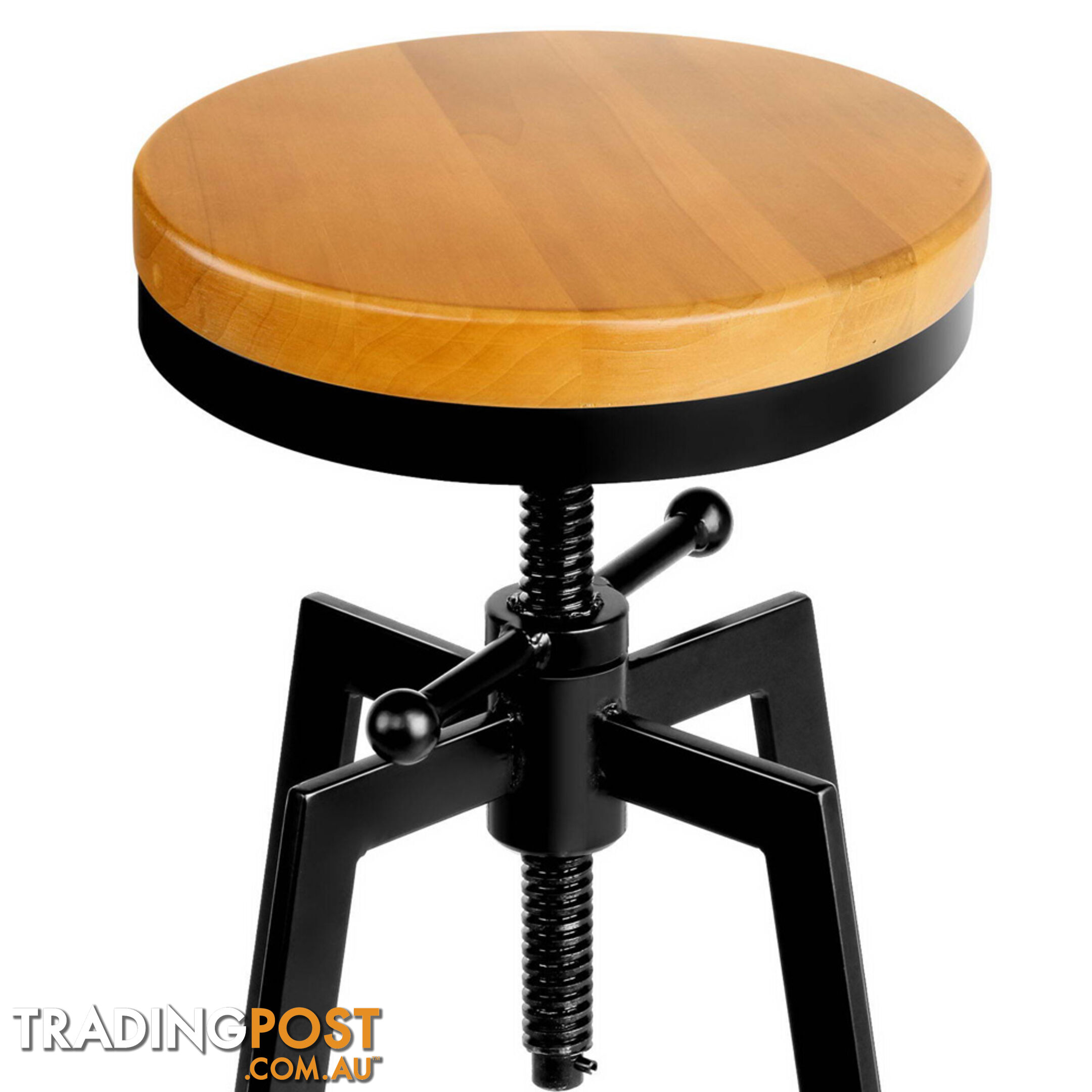 Adjustable Height Industrial Stool