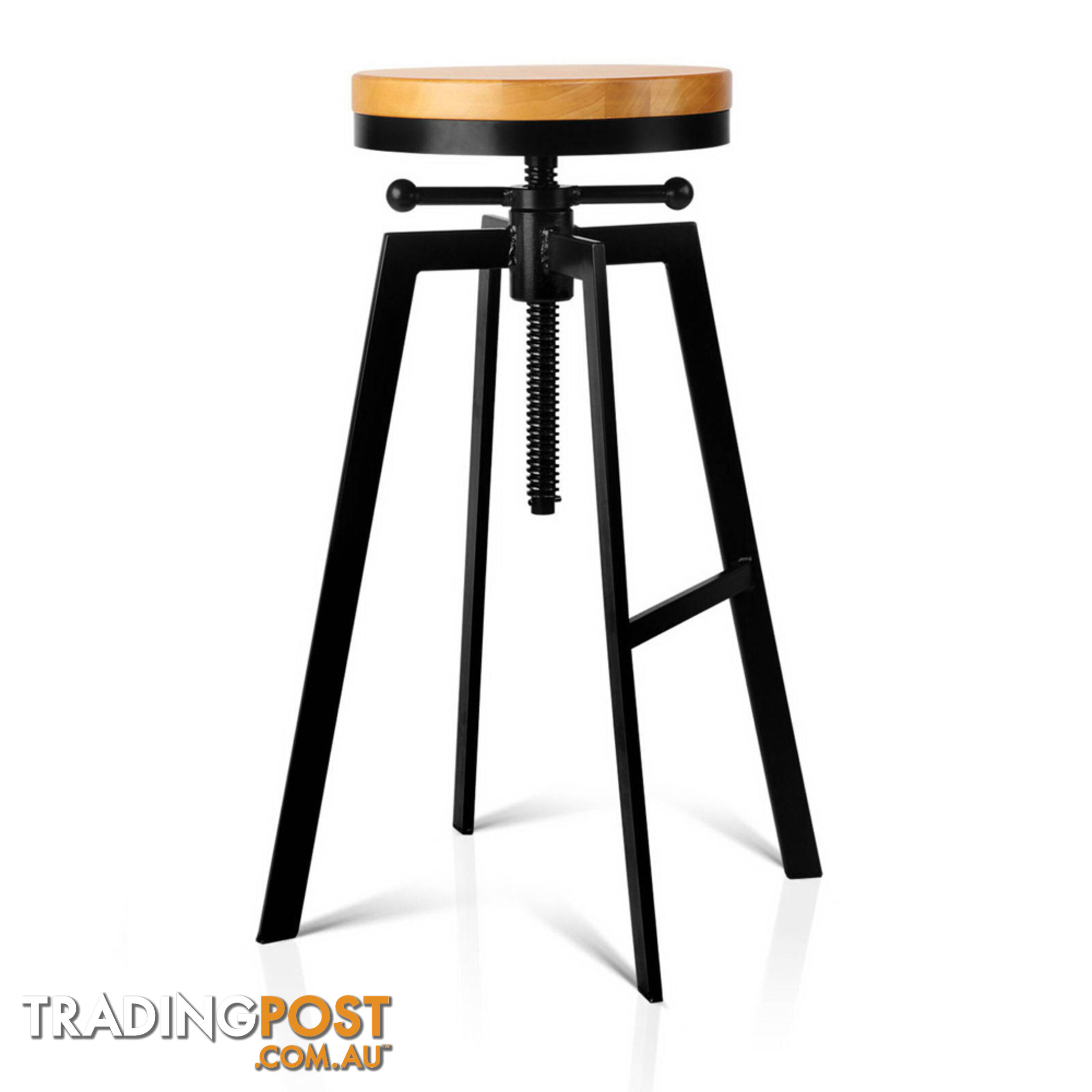 Adjustable Height Industrial Stool