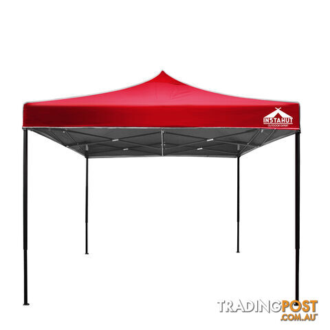 3m x 3m Pop-up Garden Outdoor Gazebo Red