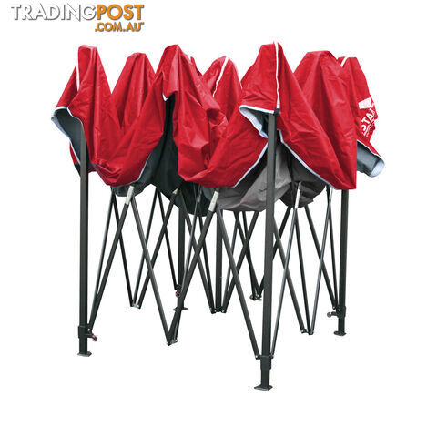 3m x 3m Pop-up Garden Outdoor Gazebo Red