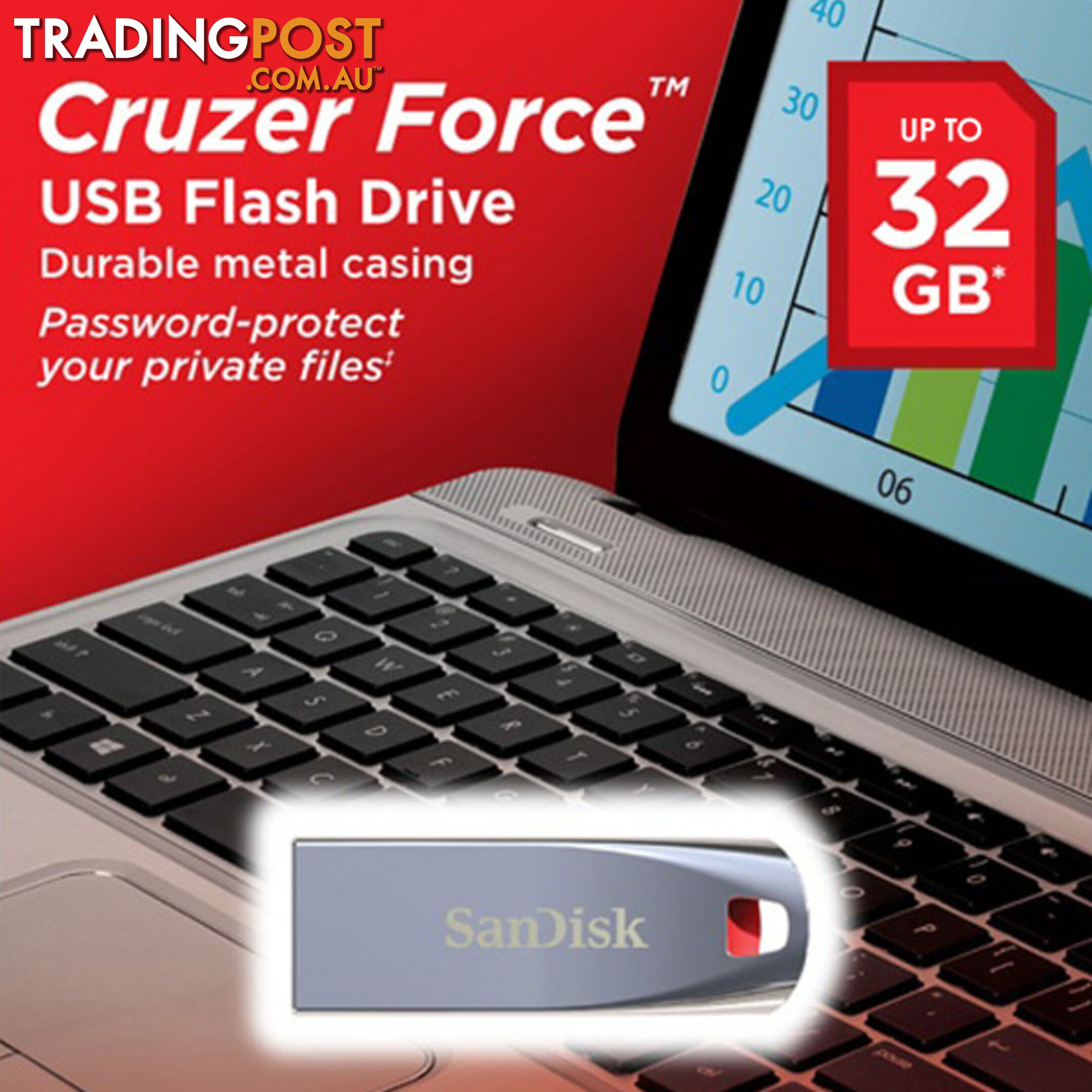 SanDisk Cruzer Force CZ71 32GB USB Flash Drive