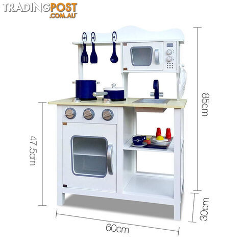18 Piece Kitchen Play Set _ÑÐ White & Blue - photo 2 of 7