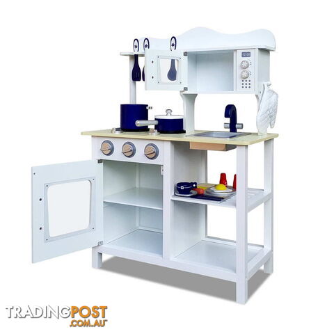 18 Piece Kitchen Play Set _ÑÐ White & Blue - photo 4 of 7
