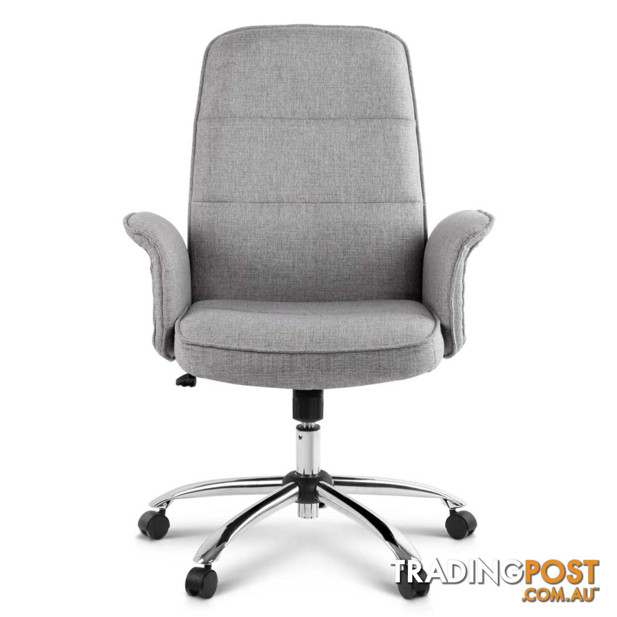 Modern Office Desk Executive Fabric Chair - Grey