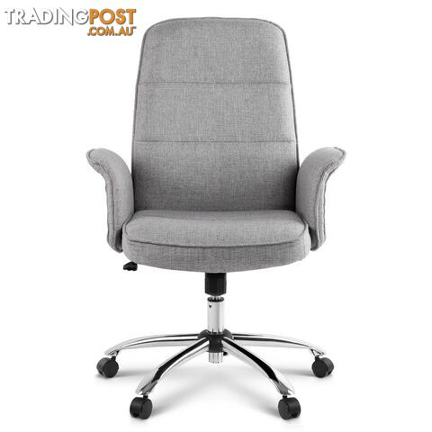 Modern Office Desk Executive Fabric Chair - Grey