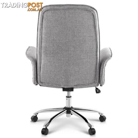 Modern Office Desk Executive Fabric Chair - Grey