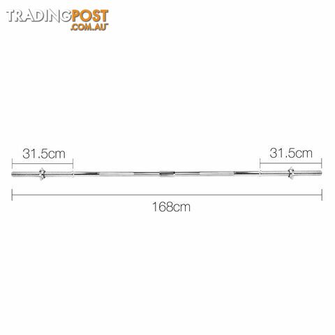 168CM Steel Weight Barbell with Spring Collars - photo 2 of 8