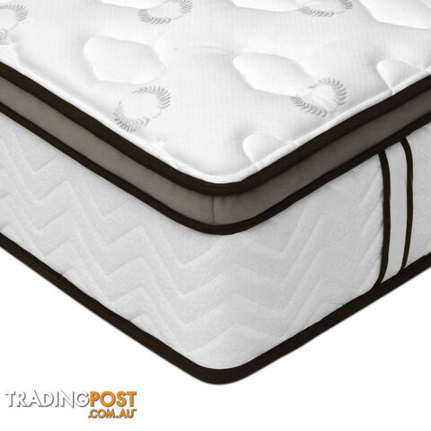 Latex Euro Top Pocket Spring Mattress Back Support Double