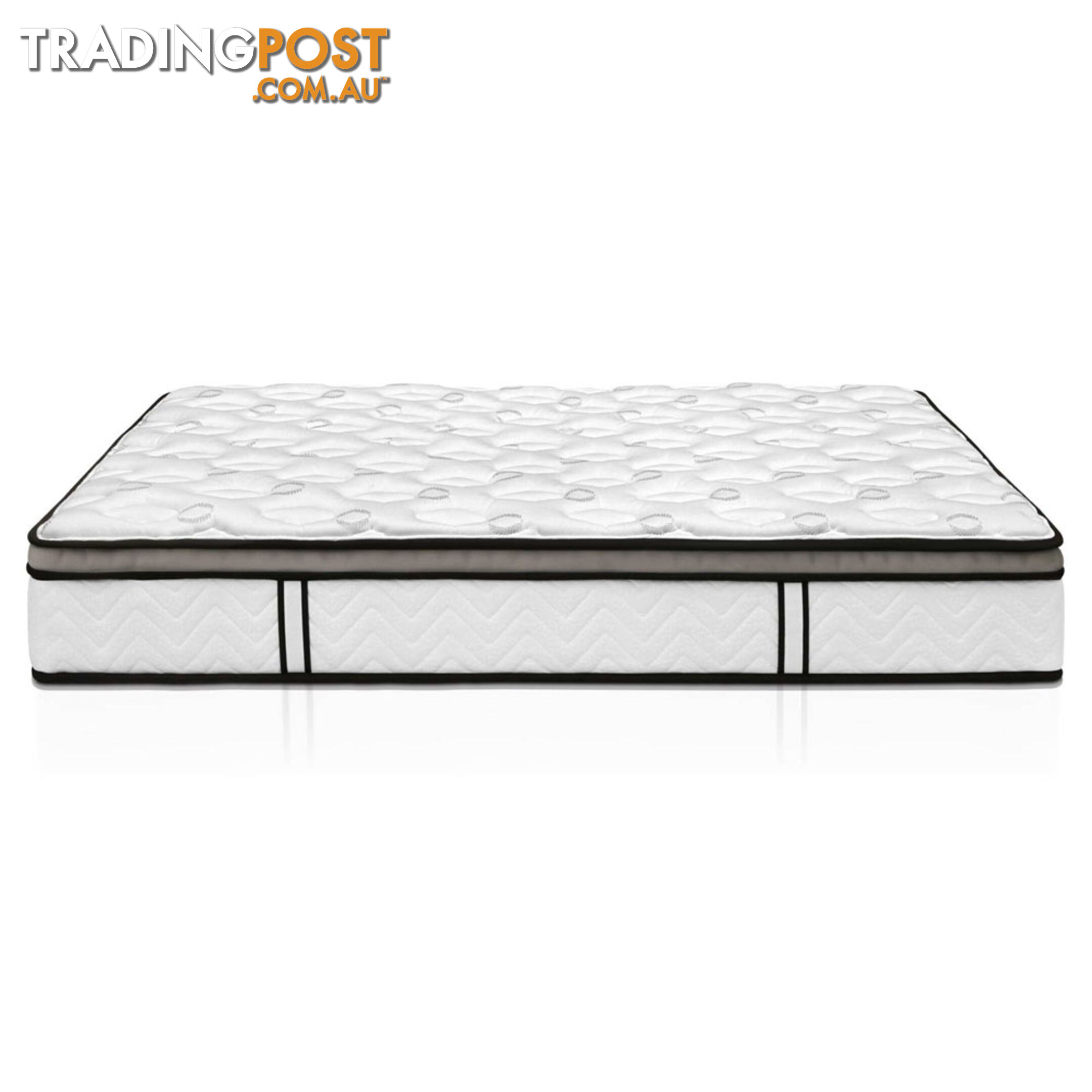 Latex Euro Top Pocket Spring Mattress Back Support Double