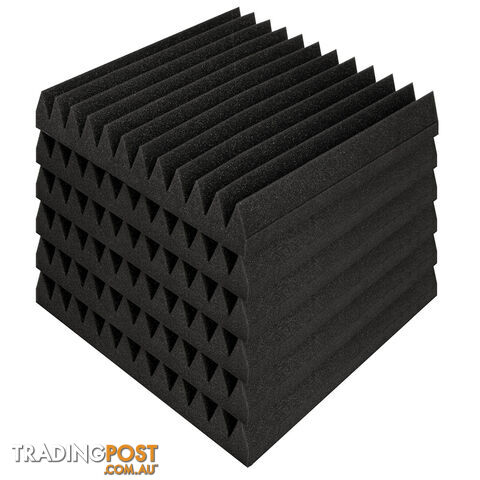 12 Teeth Wedge 30 x 30cm Acoustic Foam Panels x 40