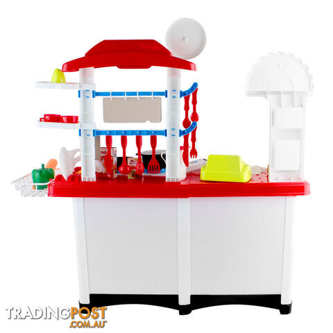 Kitchen Supermarket Pretend Play Set Red White - photo 4 of 8