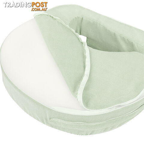 Baby Breast Feeding Support Memory Foam Pillow w/ Zip Cover Green