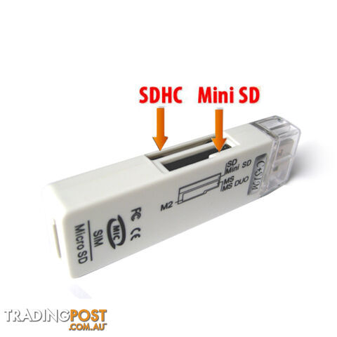 USB All-in-One Card Reader with MicroSD and 3G SIM Support - photo 2 of 3