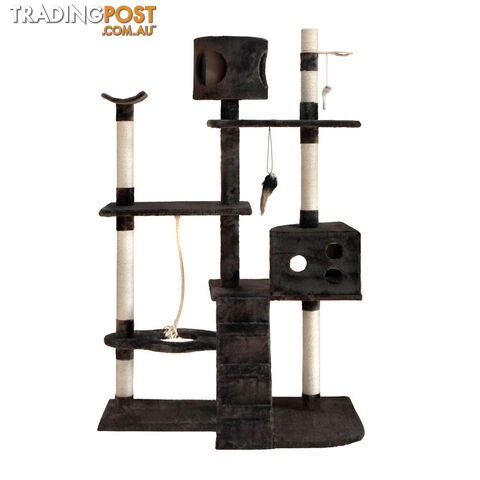 Cat Scratching Poles Post Furniture Tree 170cm Grey - photo 3 of 11