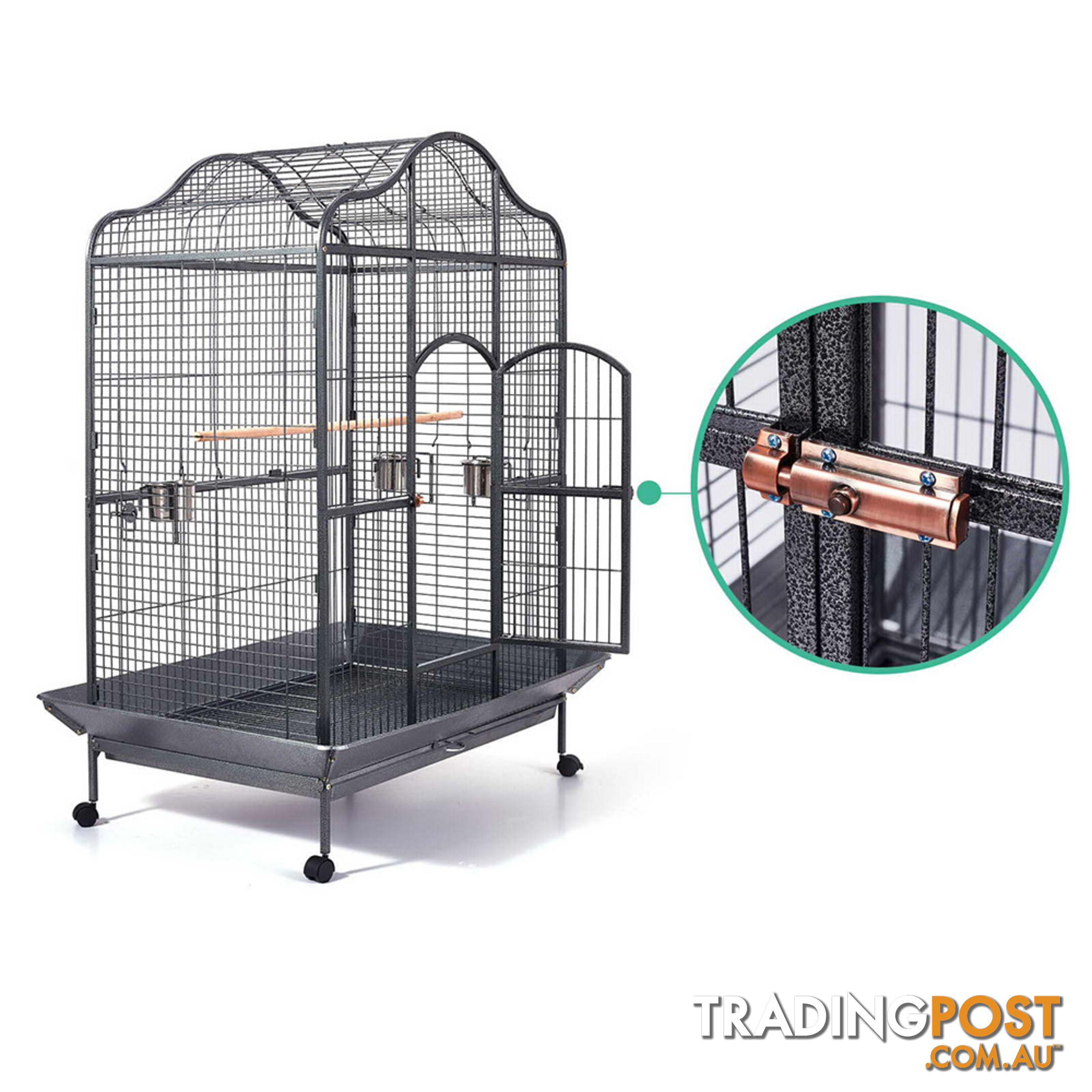 Large Bird Parrot Cage with Wheels